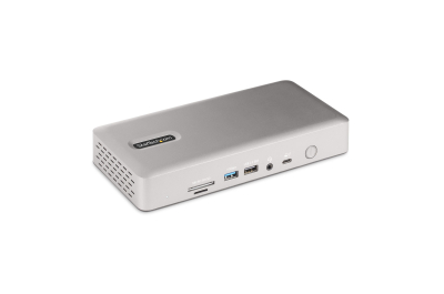 StarTech.com Thunderbolt 4 Multi-Monitor Docking Station, Quad/Triple/Dual Display Dock, 2x HDMI/2x DisplayPort, 7x USB Hub, 2.5Gb Ethernet, 98W Power Delivery