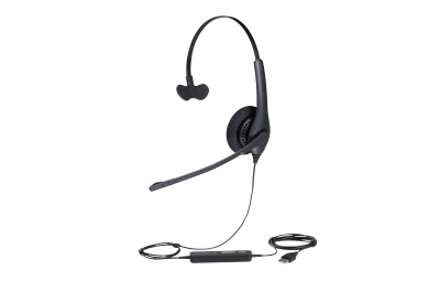 Jabra Biz 1500 Headset Bedraad Hoofdband Kantoor/callcenter Bluetooth Zwart