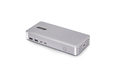 StarTech.com USB4 Docking Station, USB-C 40Gbps, Dual HDMI Video, Tot 2x 4K 60Hz 4:4:4 (RGB) of 2x 4K 120Hz 4:2:2, Multi-Monitor Dock, 6x USB, 2.5GbE, 100W PD