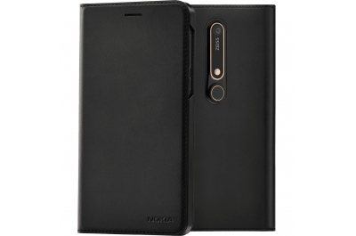 Nokia 1A21RSF00VA coque de protection pour téléphones portables 14 cm (5.5") Folio porte carte Noir