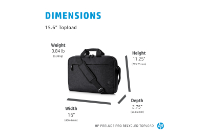 HP Prelude Pro 15,6-inch gerecyclede tas met bovensluiting