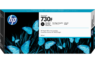 HP 730F fotozwarte DesignJet-inktcartridge, 300 ml