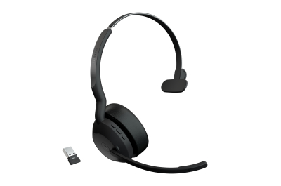 Jabra Evolve2 55 Headset Draadloos Hoofdband Kantoor/callcenter Bluetooth Zwart