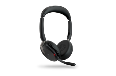 Jabra Evolve2 65 Flex Headset Bedraad en draadloos Hoofdband Kantoor/callcenter Bluetooth Zwart