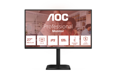 AOC 27E4U computer monitor 68,6 cm (27") 1920 x 1080 Pixels Full HD LED Zwart