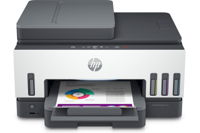 HP Smart Tank 7605 All-in-One, Kleur, Printer voor Home and home office, Printen, kopiëren, scannen, faxen, ADF en draadloos, Invoer voor 35 vel; Scans naar pdf; Dubbelzijdig printen