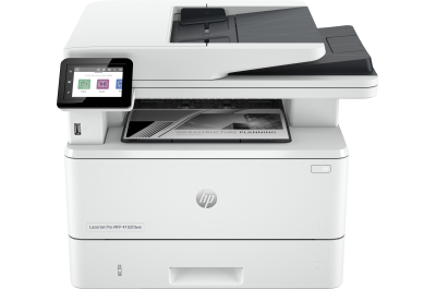HP LaserJet Pro MFP 4102fdwe printer, Zwart-wit, Printer voor Kleine en middelgrote ondernemingen, Printen, kopiëren, scannen, faxen, Dubbelzijdig printen; Dubbelzijdig scannen; Scannen naar e-mail; USB-poort voorzijde