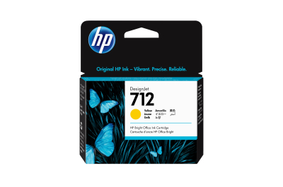 HP 712 29 ml inktcartridge voor DesignJet, geel