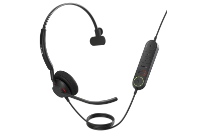 Jabra Engage 40 Headset Bedraad Hoofdband Kantoor/callcenter USB Type-A Bluetooth Zwart