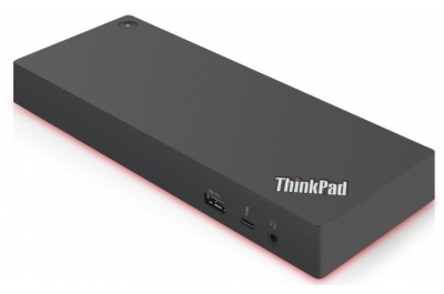 Lenovo 40AN0135UK laptop dock/port replicator Wired Thunderbolt 3 Black