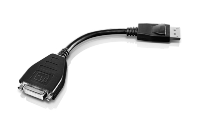 Lenovo 45J7915 video kabel adapter 0,2 m DVI-D DisplayPort Zwart