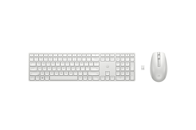 HP 650 draadloze toetsenbord- en muiscombinatie (wit)