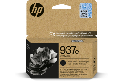 HP 937e EvoMore originele zwarte inktcartridge