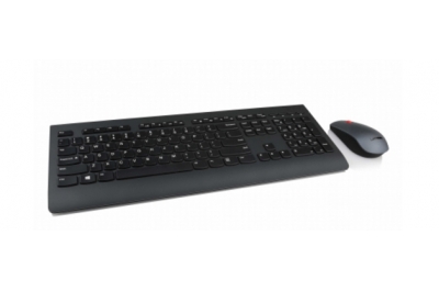 Lenovo 4X30H56800 clavier Souris incluse RF sans fil AZERTY Belge Noir