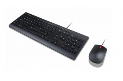 Lenovo Essential Wired Keyboard and Mouse Combo, Belgium/English