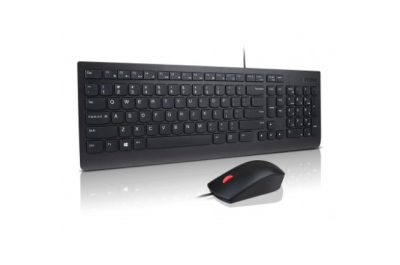 Lenovo 4X30L79917 keyboard Mouse included USB French, German, Swiss Black