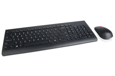 Lenovo 4X30M39489 toetsenbord Inclusief muis RF Draadloos QWERTZ Slovaaks Zwart