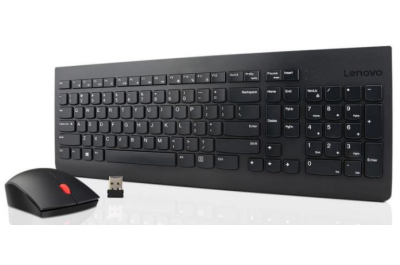 Lenovo 4X30M39490 clavier Souris incluse RF sans fil Espagnole Noir