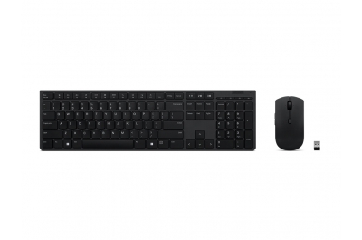 Lenovo 4X31K03968 clavier Souris incluse RF sans fil + Bluetooth Anglais américain Gris