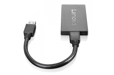 Lenovo 4X90J31021 USB grafische adapter 3840 x 2160 Pixels Zwart