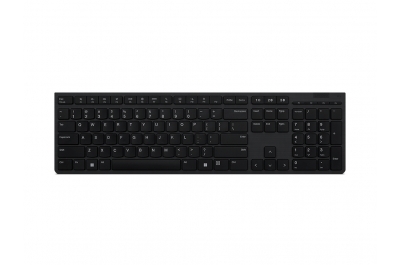 Lenovo 4Y41K04031 keyboard RF Wireless + Bluetooth Belgian, English Grey