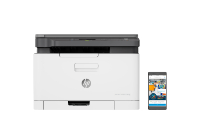 HP Color Laser Laser 178nw Draadloos Multifunction Kleur Printer, Kopieerapparaat, scanner; dubbelzijdig