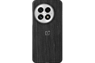 OnePlus Wood Grain Magnetic Half-pack Case - Black - voor OnePlus 13