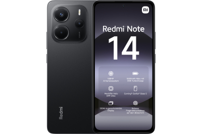 Xiaomi Redmi Note 14 16,9 cm (6.67") Hybride Dual SIM 4G USB Type-C 6 GB 128 GB 5500 mAh Zwart