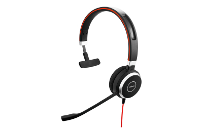 Jabra Evolve 40 Headset Bedraad Hoofdband Kantoor/callcenter Zwart