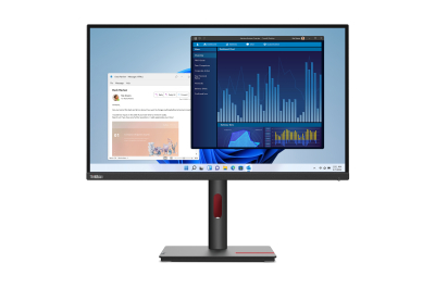 Lenovo ThinkVision T27p-30 LED display 68,6 cm (27") 3840 x 2160 Pixels 4K Ultra HD Zwart