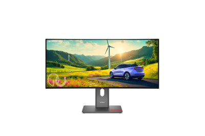 Lenovo ThinkVision P34WD-40 LED display 86,4 cm (34") 3440 x 1440 Pixels Wide Quad HD LCD Zwart