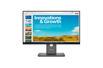 Lenovo ThinkVision P24QD-40 computer monitor 60,5 cm (23.8") 2560 x 1440 Pixels Quad HD LCD Zwart