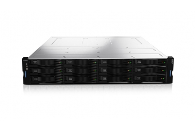 Lenovo Storage V3700 V2 XP disk array Rack (2U) Black, Silver