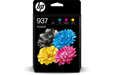 HP 937 originele CMYK-inktcartridge 4 stuks