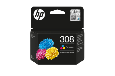 HP 308 originele driekleureninktcartridge