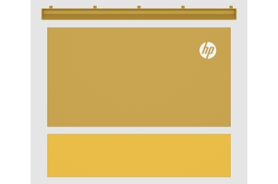 HP CLJ X580 Yellow Color Panel Kit