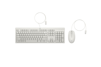 HP 225 Bedrade Muis en Toetsenbord Combinatie Wit