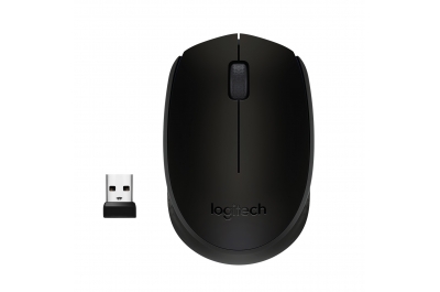 Logitech M171 Black-K muis Ambidextrous RF Draadloos Optisch 1000 DPI