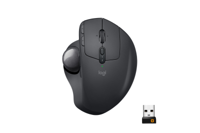 Logitech MX Ergo muis Kantoor Rechtshandig RF-draadloos + Bluetooth Trackball 440 DPI