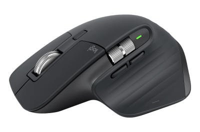 Logitech MX Master 3S muis Kantoor Rechtshandig RF-draadloos + Bluetooth Laser 8000 DPI