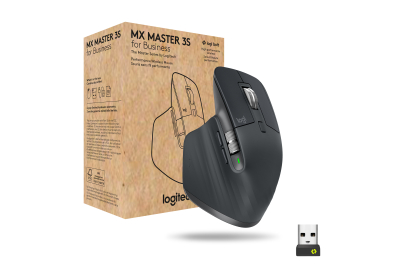 Logitech MX Master 3s for Business muis Kantoor Rechtshandig RF-draadloos + Bluetooth Laser 8000 DPI