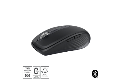 Logitech MX Anywhere 3S muis Kantoor Rechtshandig RF-draadloos + Bluetooth Laser 8000 DPI