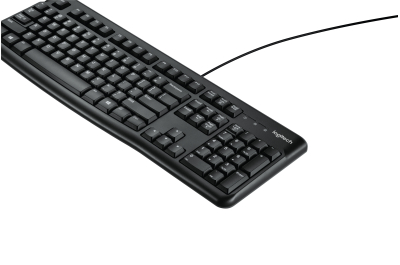 Logitech K120 Corded Keyboard toetsenbord USB QWERTY Engels Zwart