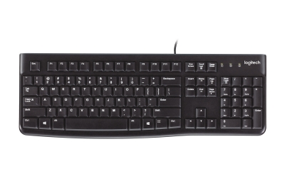 Logitech Keyboard K120 for Business toetsenbord USB QWERTY Engels Zwart