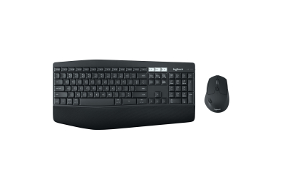 Logitech 920-008226 toetsenbord Inclusief muis Universeel RF-draadloos + Bluetooth QWERTY Amerikaans Engels Zwart