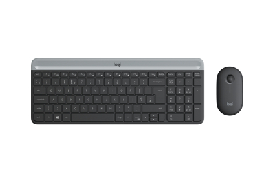 Logitech 920-009194 toetsenbord Inclusief muis Universeel RF Draadloos AZERTY Belgisch Grafiet