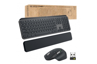 Logitech MX Keys combo for Business Gen 2 toetsenbord Inclusief muis RF-draadloos + Bluetooth QWERTY US International Grafiet