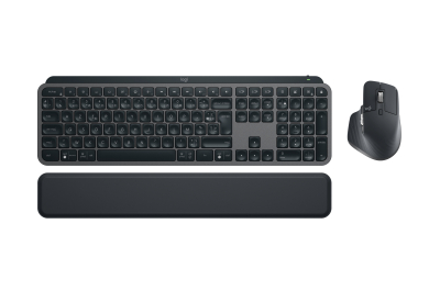 Logitech 920-011607 toetsenbord Inclusief muis Kantoor RF-draadloos + Bluetooth AZERTY Belgisch Grafiet