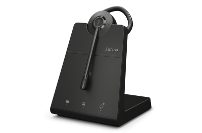 Jabra Engage 45 SE Headset Draadloos oorhaak, Hoofdband Kantoor/callcenter Zwart