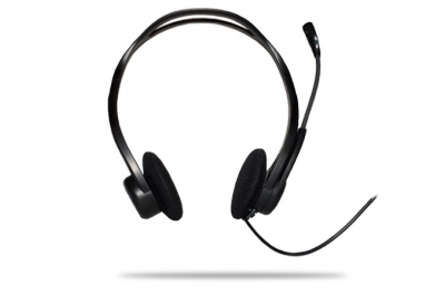 Logitech 960 USB Headset Bedraad Oproepen/muziek Zwart